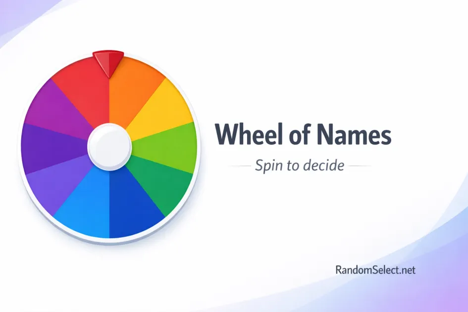 İsim Çarkı — Ücretsiz Rastgele İsim Seçici | Random Select